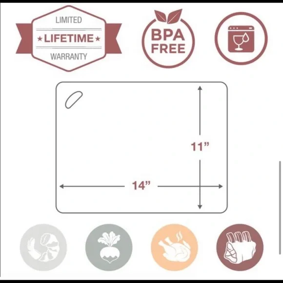 🆕 Eparé set of 4 cutting boards, BPA-free. - Picture 6 of 15